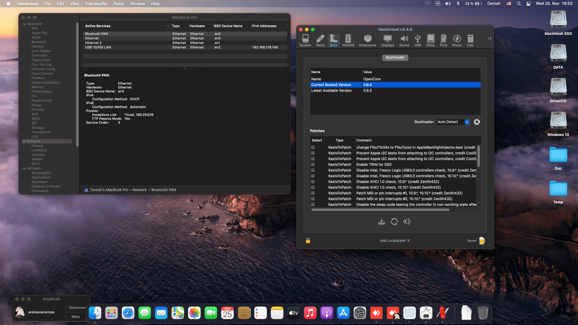 MSI GL63 8SE 071 [CoffeeLake   Intel UHD 630 + RTX 2060]   OpenCore 8